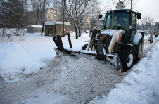 Более 1700 кубометров снега вывезли с улиц Калуги