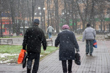 Калужан предупредили о приходе мокрого снегопада