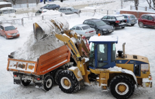Почти 2000 кубометров снега вывезли с улиц Калуги