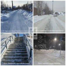 В Калужской области продолжают убирать снег по просьбе жителей