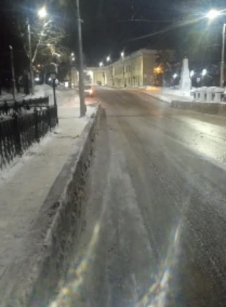 В Калужской области убрали снег после просьб жителей в интернете